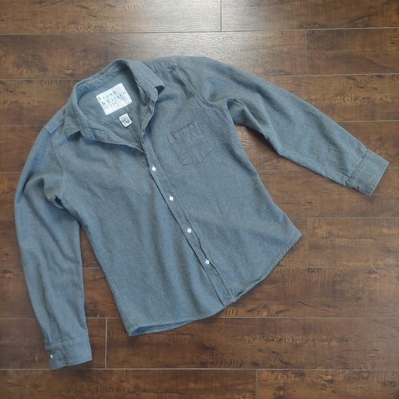 Frank & Eileen Tops - Frank & Eileen Barry Flannel Shirt Gray Size Large
